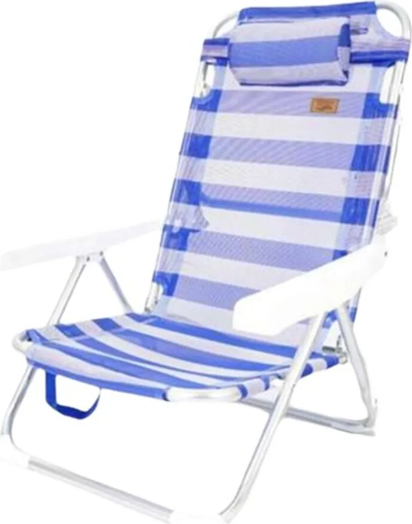 Siège de plage Ociotrends 60x50x82cm idéal pour camping et farniente