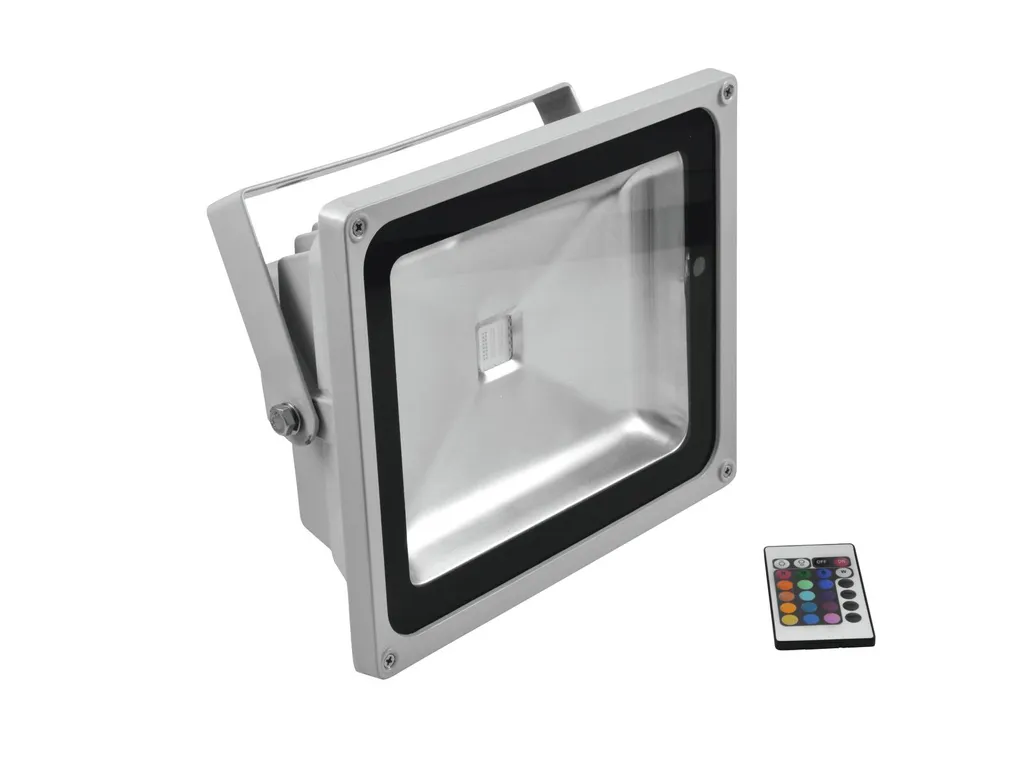 Eurolite FL-50 Projecteur COB RGB 120° IP Haute Luminosité avec FB