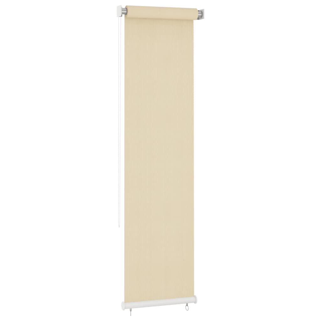 BEI CLORIS Außenrollo Creme 60x230 cm HDPE 2024 Neu2009886