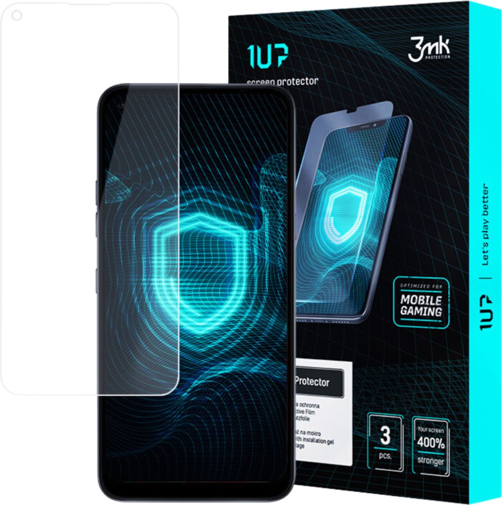 3mk Display Schutzfolie 1UP für LG K61/K61s transparent Gaming (3 Stück)