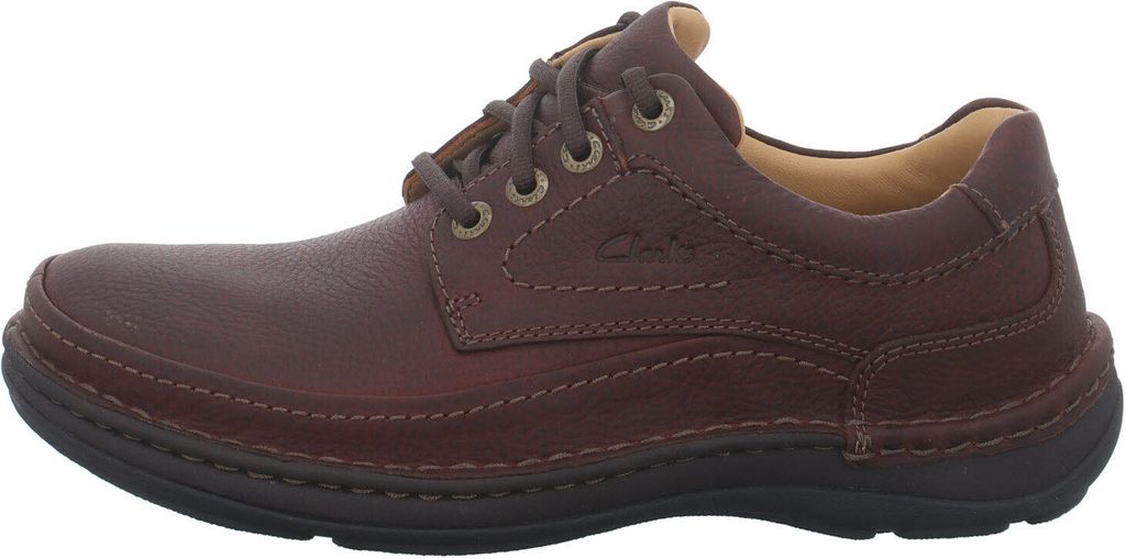 Clarks Nature Three  Veterschoenen Laag - middel bruin - Produktbild 