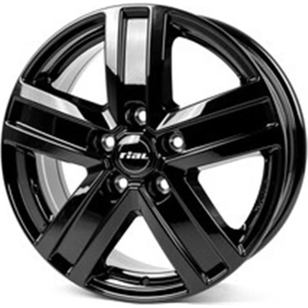 Jante Rial Transporter 7x17 5x120 ET55 Noir Diamanté pour Utilitaire