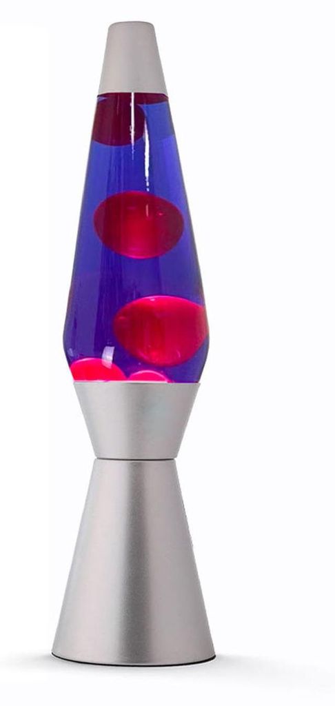 I-TOTAL® Lavalampe Magie Lavaspektakel Lila Rose Silber Produktbild 