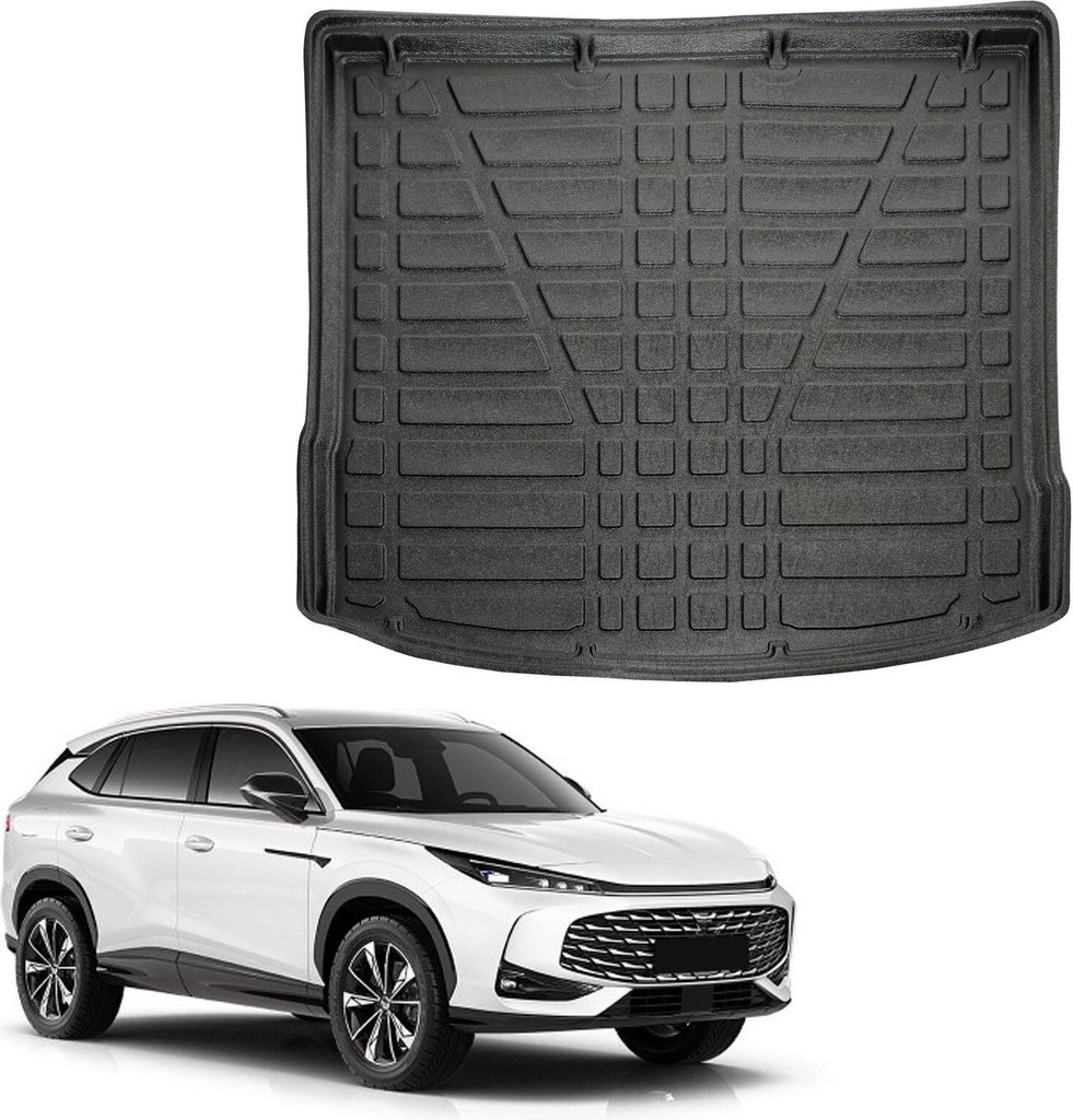 Tapis De Coffre Sur Mesure Pour MG HS 2 Depuis 2024, Noir, Image du produit 