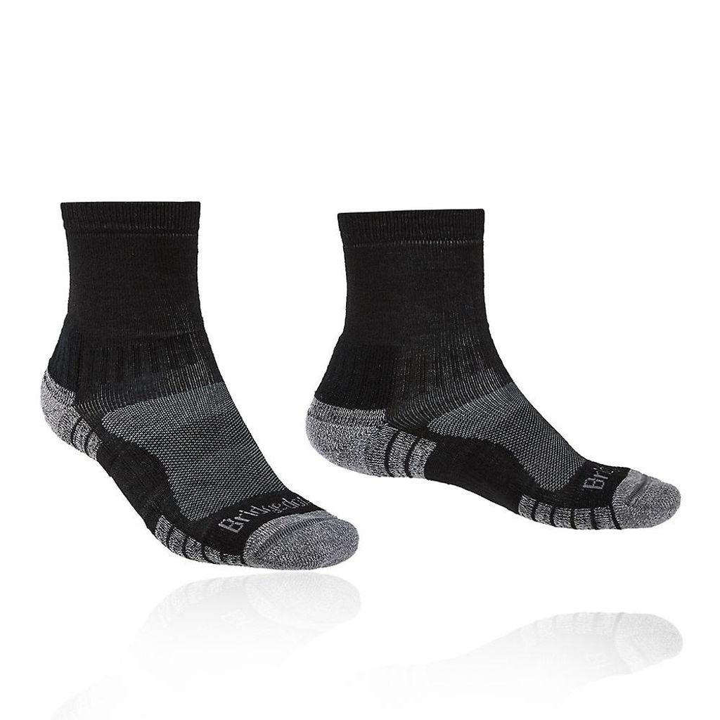 Bridgedale Hike LightWeight Merino Performance 3/4 Crew Velikost: M / Barva: schwarz/silber