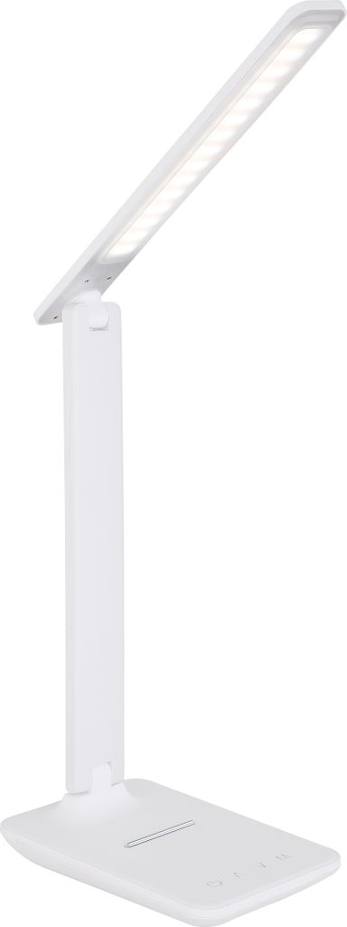 Globo Lighting Tischleuchte Kunststoff weiß, Druckschalter, Produktbild 