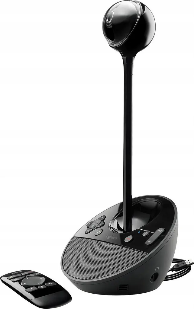 Système de conférence Webcam avec haut-parleur Logitech BCC950 Noir