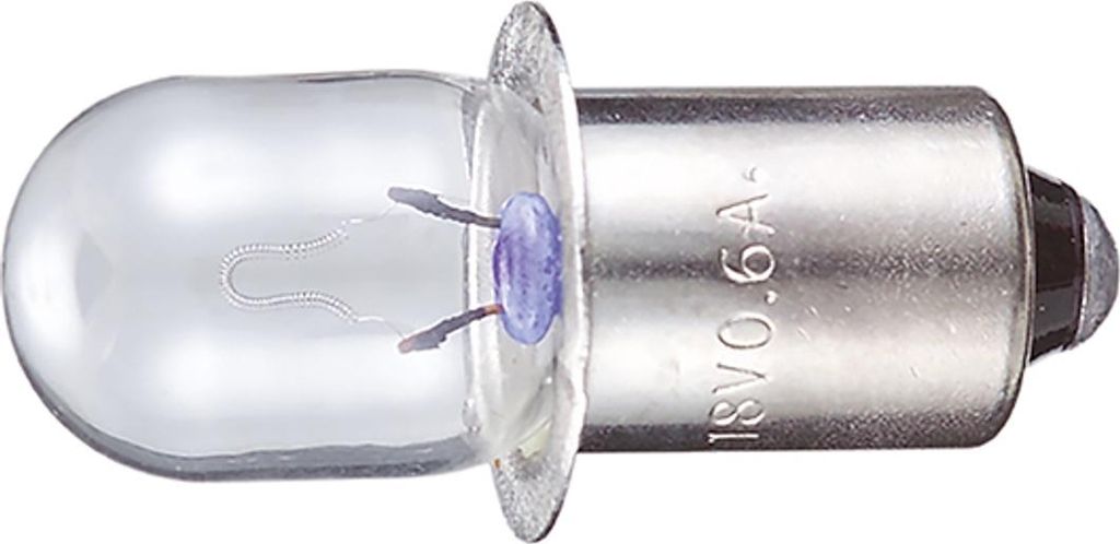 A close-up studio shot of a light bulb.
