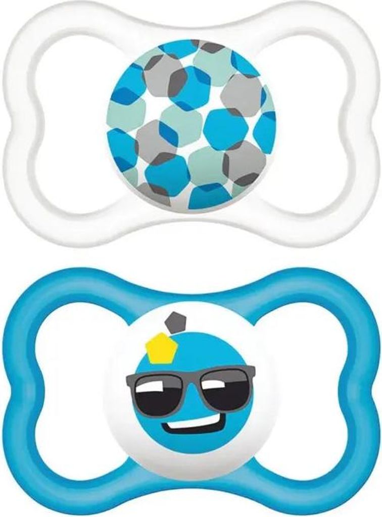 Mam Baby Air 6+ Blue Silicone Soother 2U