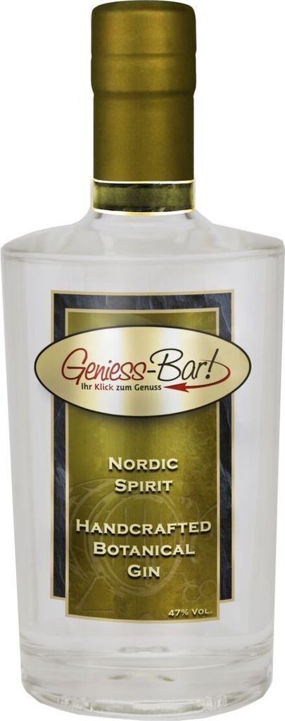 Premium Gin 0,5L 47% Vol. - Nordic Spirit handcrafted Botanical Manufaktur Gin