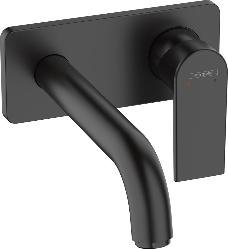 HANSGROHE Mitigeur lavabo encastré mural Vernis Shape Noir Image du produit 