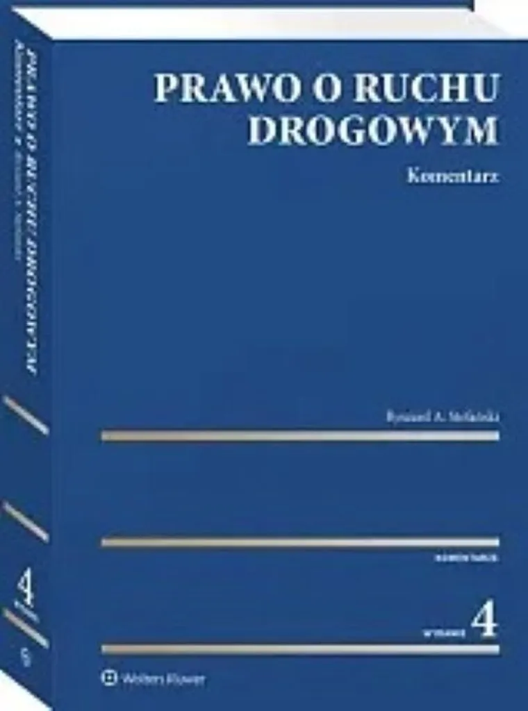 Livre de droit polonais Prawo o ruchu drogowym avec commentaire complet