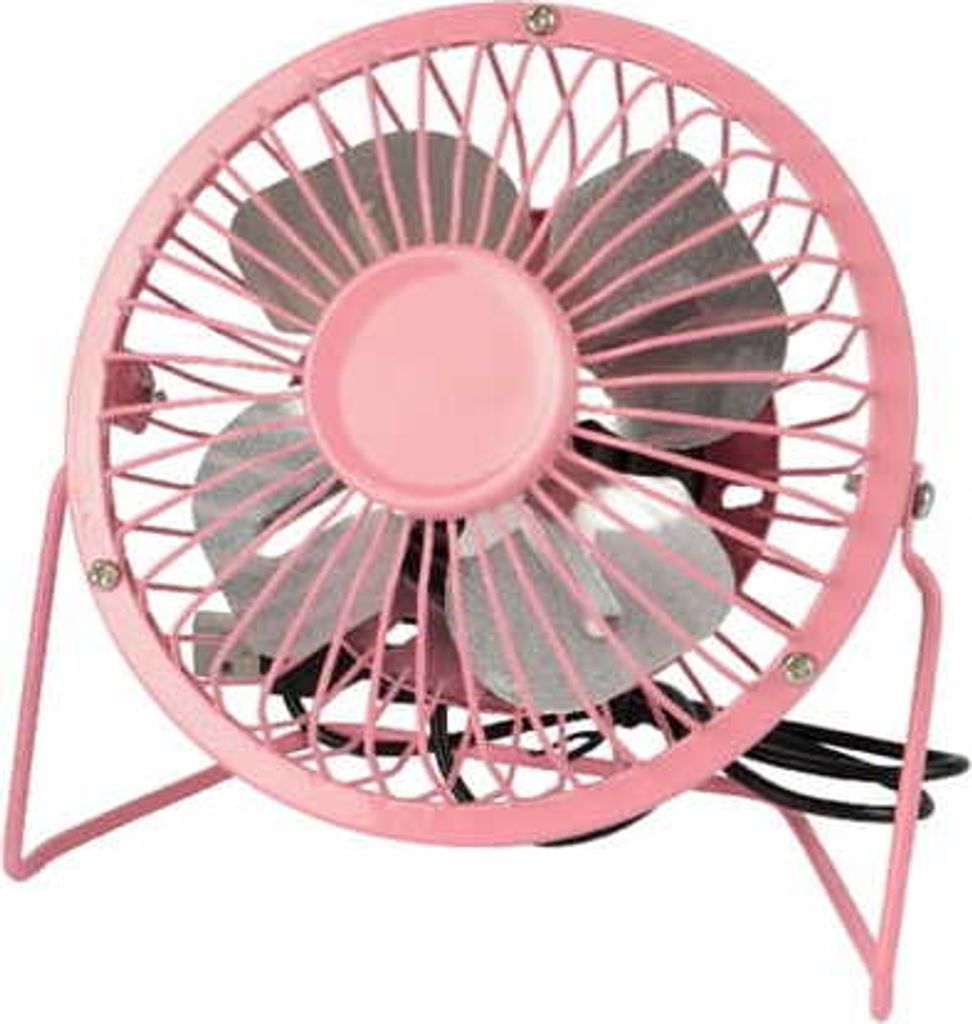 Kovový stolní ventilátor 14,5x8x15cm USB Větrný mlýn Obrázek produktu 