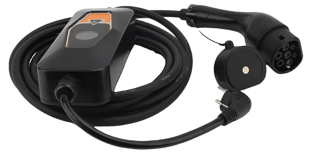 Chargeur Portable Type 2 EV 3.5kW avec Câble 5m et Courant Réglable 16A - 10