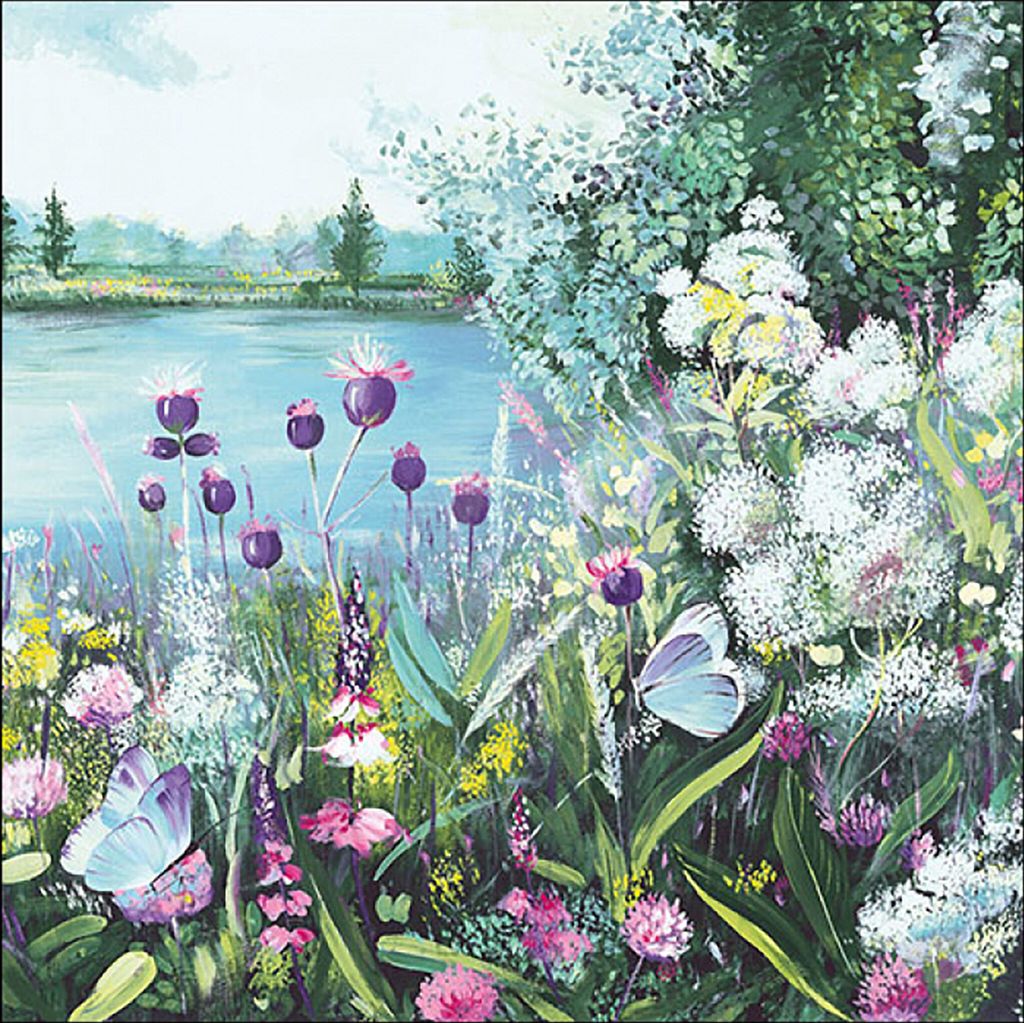 20 Servietten Lake View - Ein Tag am See 33x33cm Produktbild 