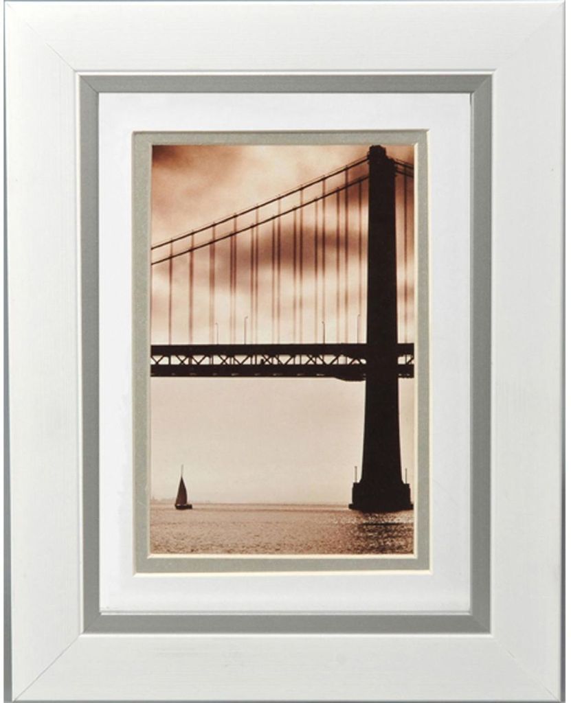 Henzo Fotorahmen - Frisco Bay - Fotogröße 13x18 cm - Weiß Produktbild 