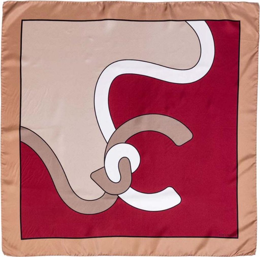 COCCINELLE - Women's foulard with Coccinelle C-Me logo - Size OS