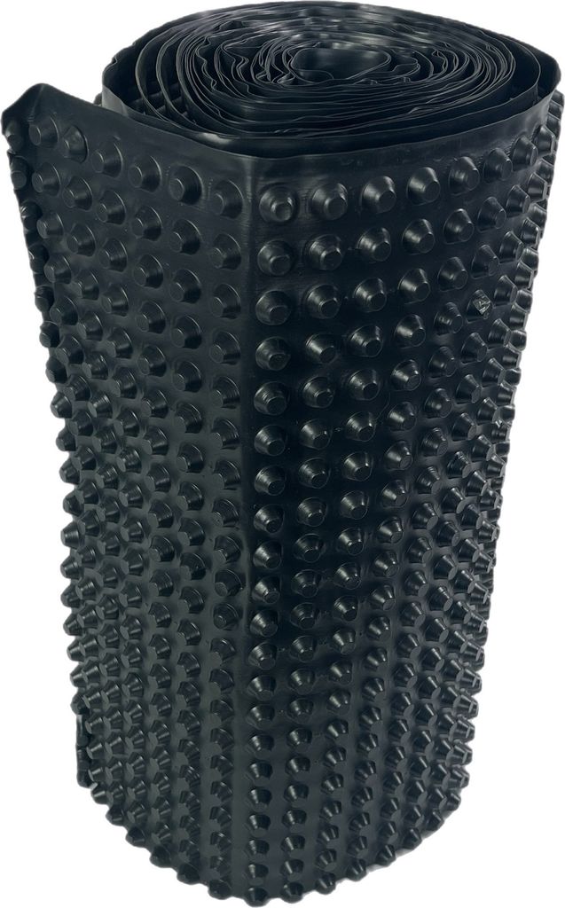 Noppenbahn Grundmauerschutz Noppenfolie HDPE 400g/m² 2 Rollen 0,5m x 20m