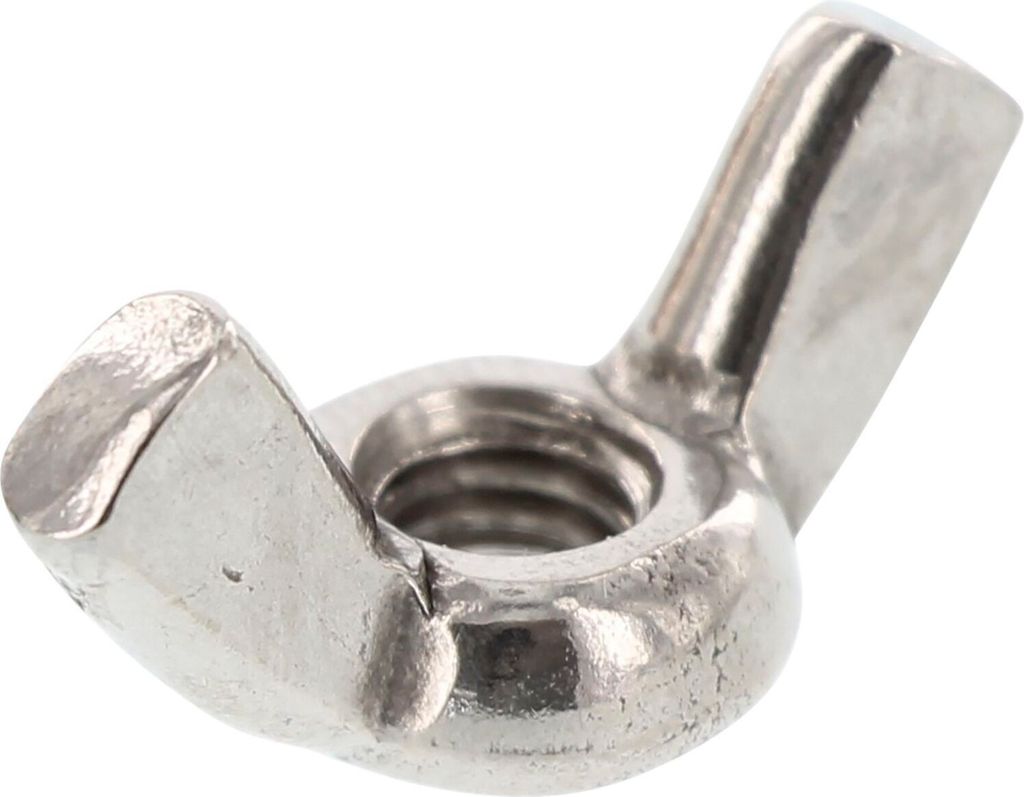 Flügelmutter (Schmetterlingsmutter) DIN315 ø M5 amerikanische Form Edelstahl A2