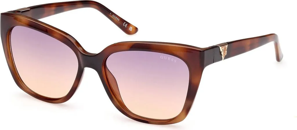 Lunettes de soleil carrées femme contre l'éblouissement verres bruns