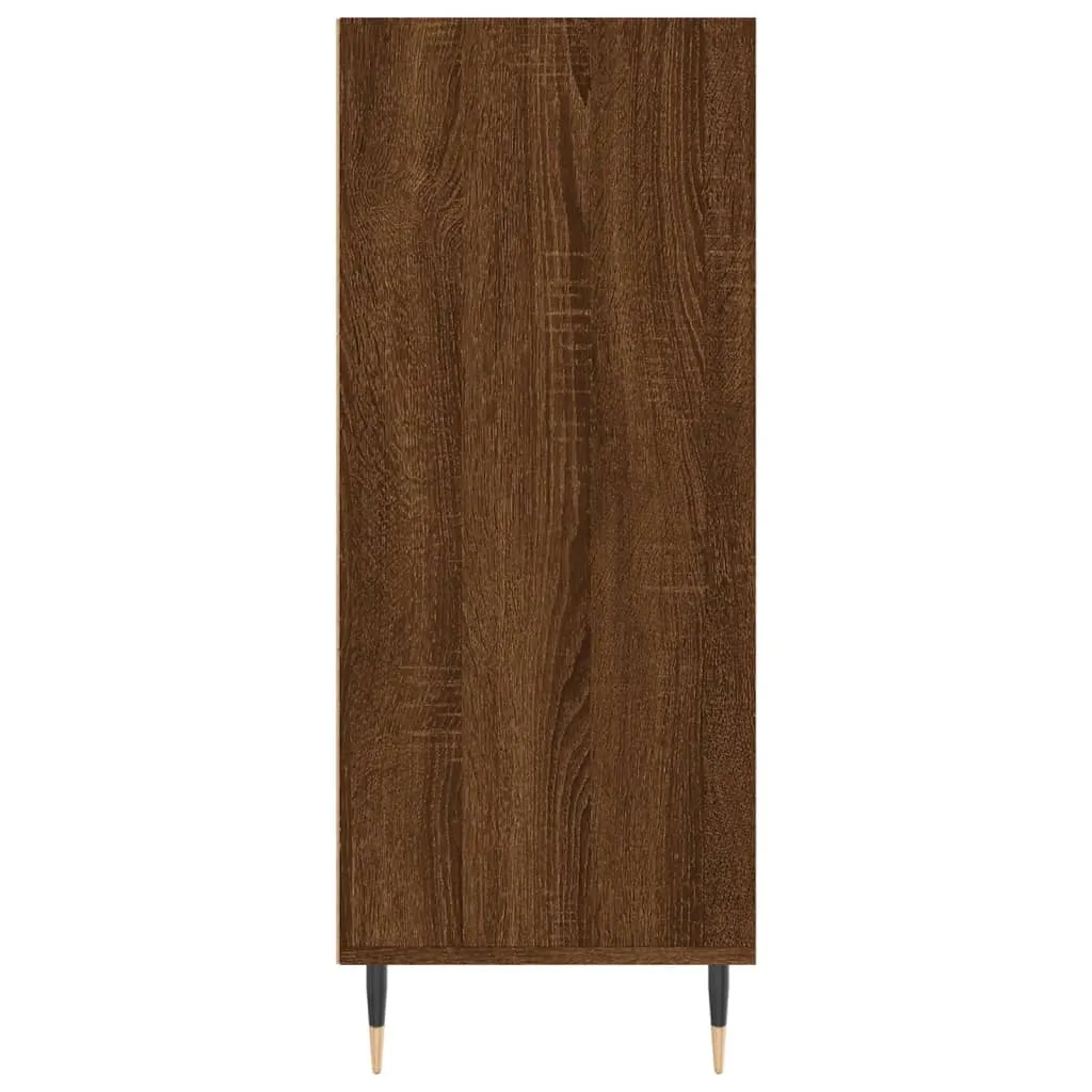 vidaXL Credenza Marrone Effetto Rovere 57x35x90 cm | Mobiletto Legno - 13