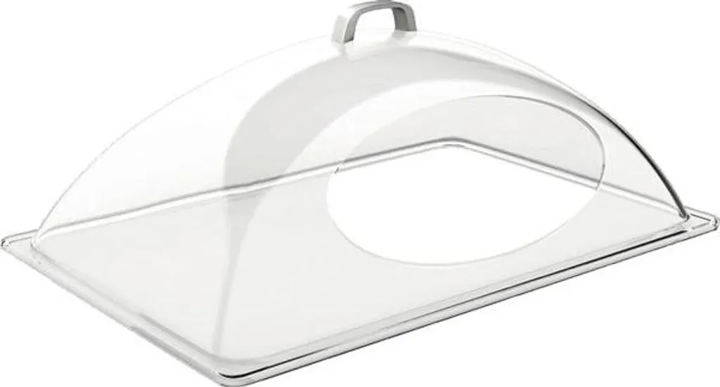 Couvercle Transparent GN 1/1 APS 11027 - Cloche Bombée Haute Qualité