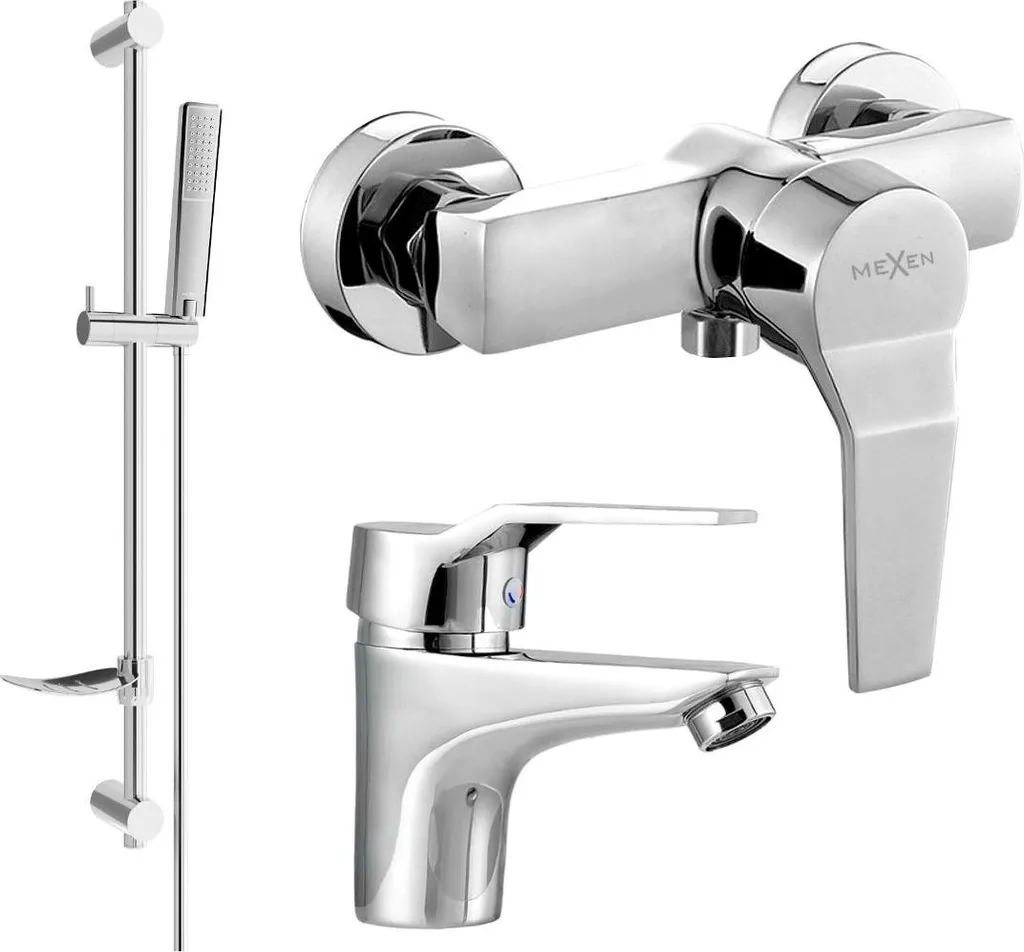 Mexen Caro DF72 set doccia, cromo - 746604DF72-00