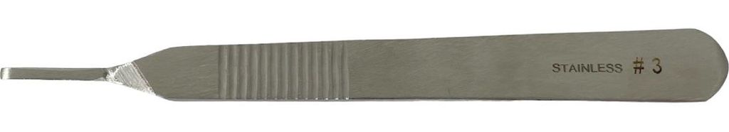 Edelstahl Skalpellschaft 130 mm