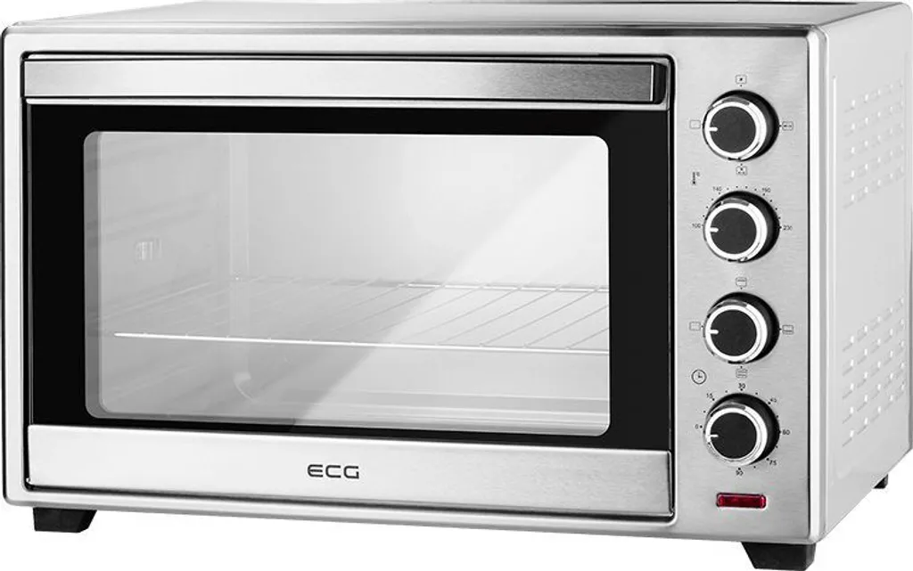 Grille-pain ECG ET 20482 Inox pour Petit-Déjeuner Familial - 2 Fentes Larges