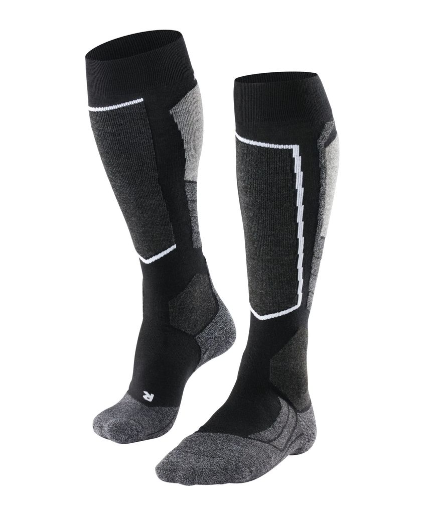Falke SK2, Oberschenkelhohe Socken, Schwarz, Erwachsener, Männlich, 42 - 43, Skifahren