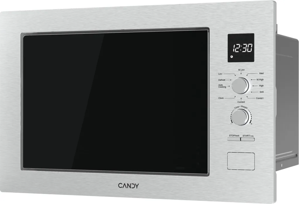 Micro-ondes Encastrable 25l Candy : Idéal pour Cuire et Gratiner en Inox
