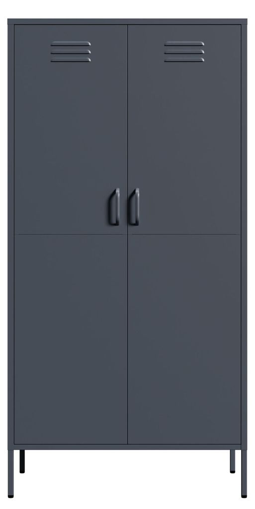 Lendo Online Lockerkast Metaal 90x50x180 cm Antraciet Productafbeelding 
