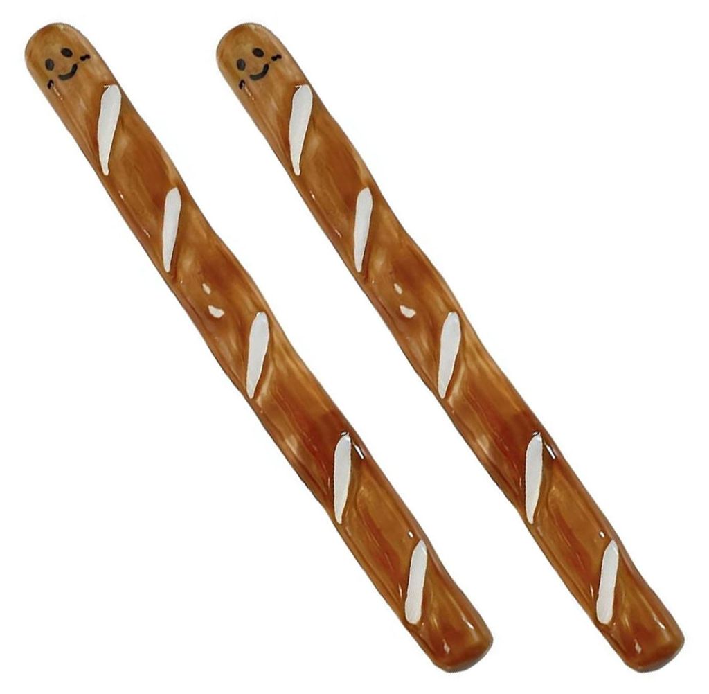 Baguette-Kaffeerührer aus Keramik, niedliches Design im Stil eines französischen Baguettes, hitzebeständiger Kaffeelöffel zum Umrühren von Tee...