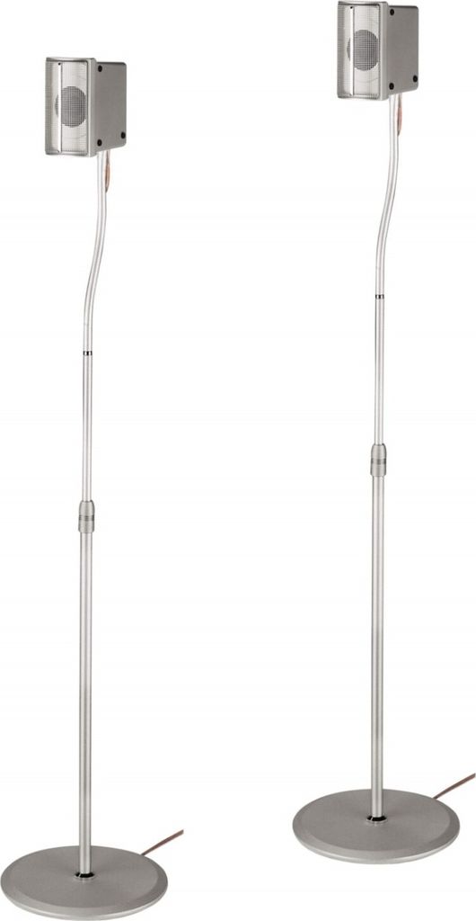 2x podstawki pod głośniki Slim Silver Zdjęcie produktu 2