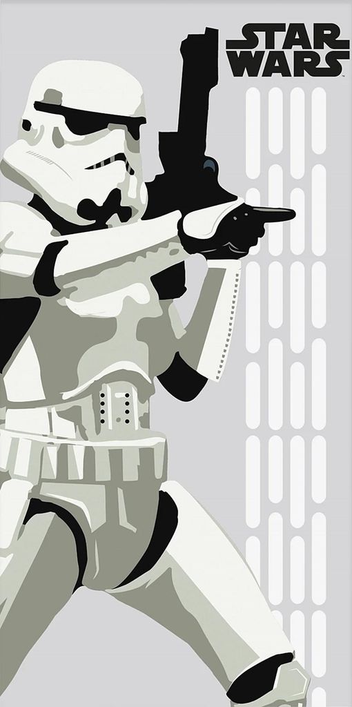 Telo da bagno Star Wars Stormtrooper 60 x 120 cm Immagine del prodotto 