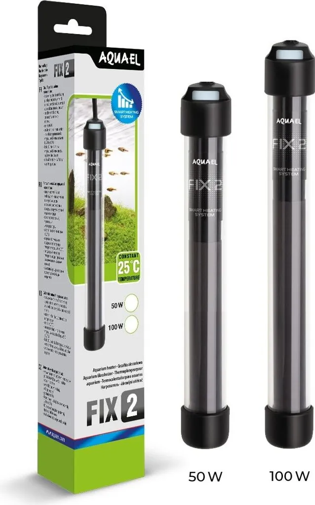 Aquael FIX 2 100W: Il Riscaldatore Invisibile per Acquari di Design