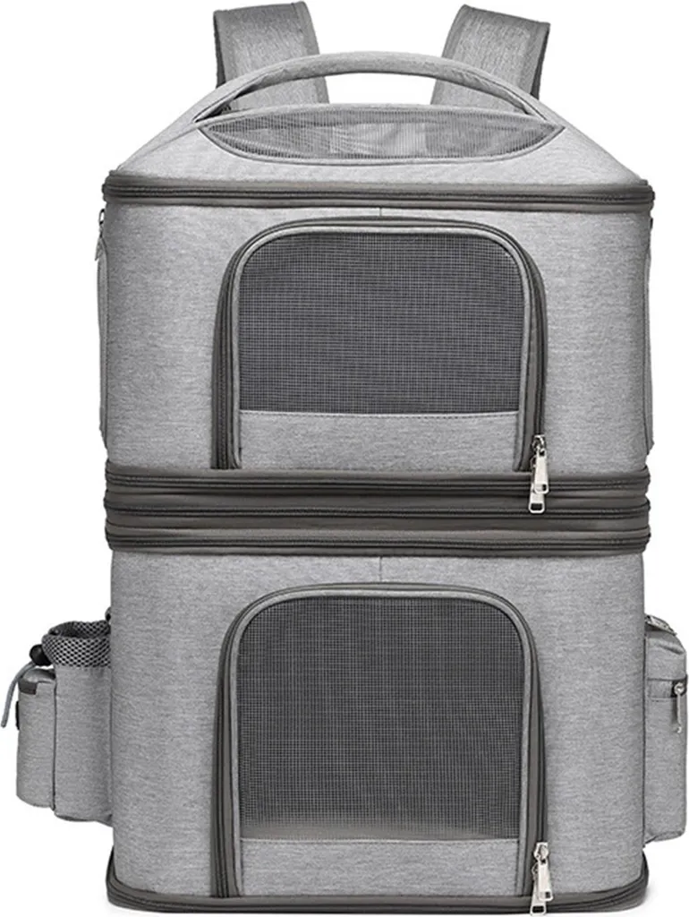 Sac de voyage pour chat amovible - Idéal randonnée et transport urbain