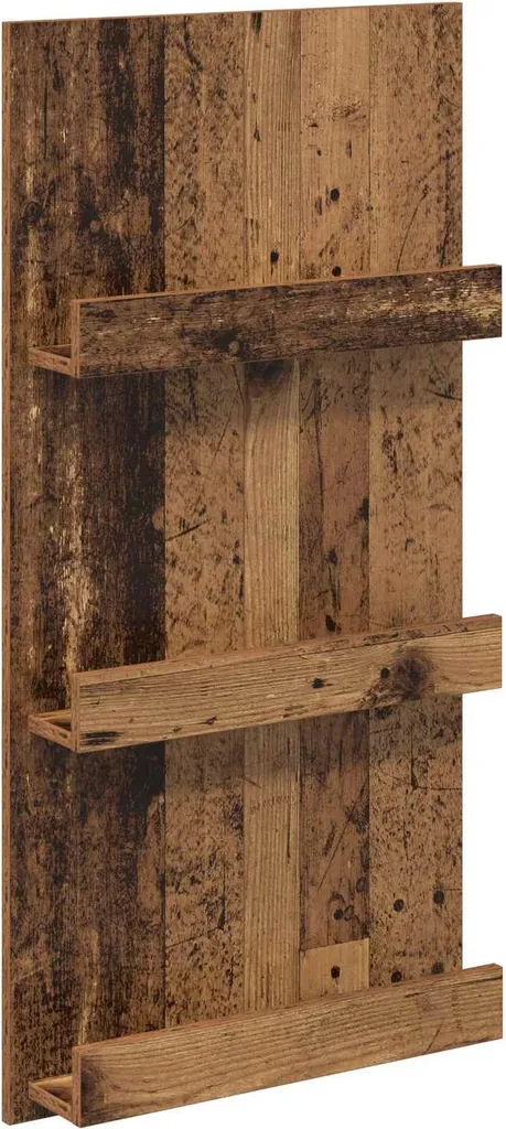 vidaXL Portariviste con scaffali 51 x 11 x 102 cm in legno