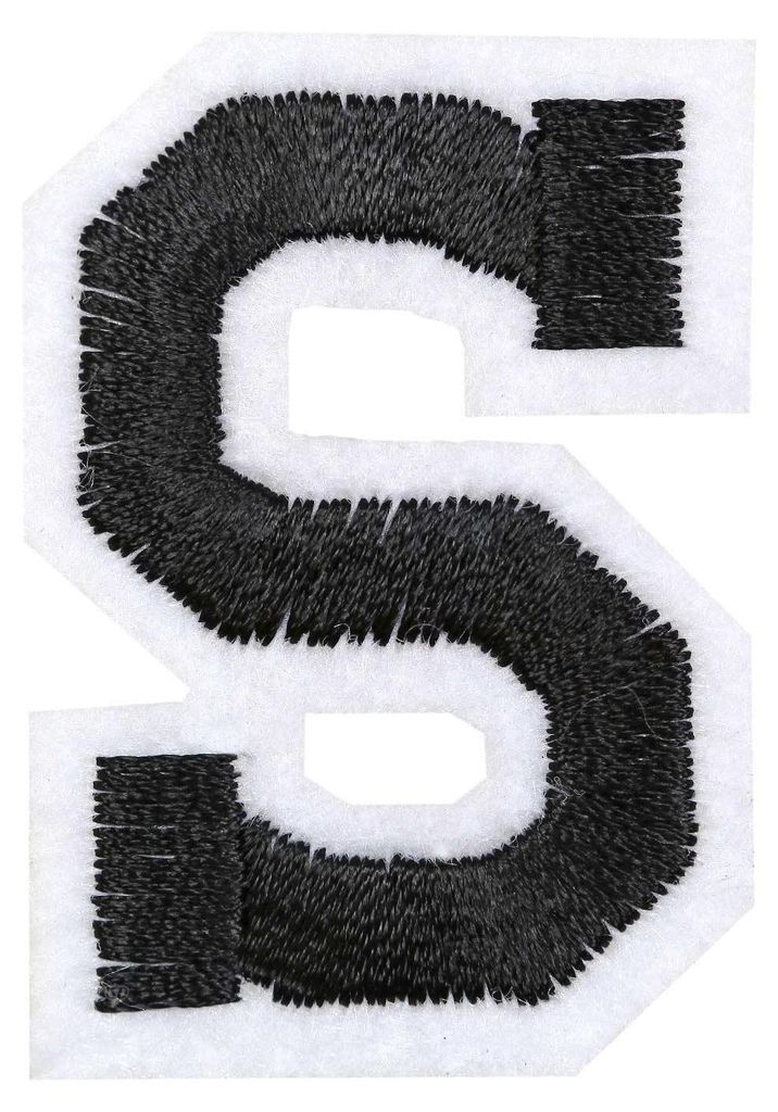 1 Buchstaben Aufbügler, 15-43x45mm, Applikation, Aufnäher, Produktbild 