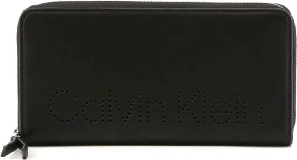 Petit Portefeuille Calvin Klein pour Homme - Maroquinerie de Luxe en Noir