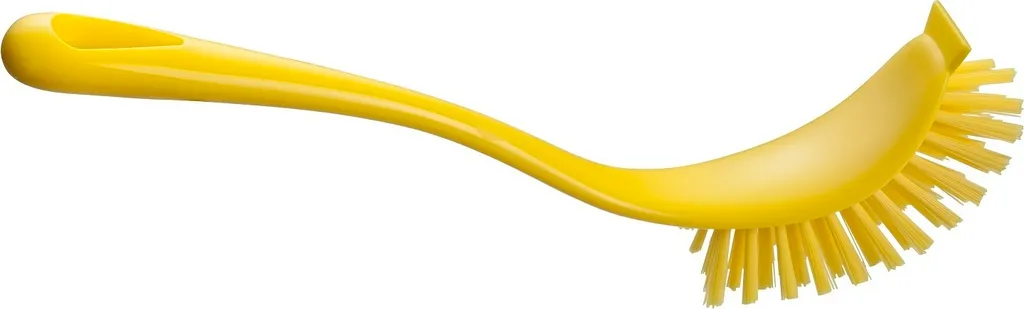 Brosse Vaisselle Ovale Jaune Rondo idéale pour Plats et Casseroles
