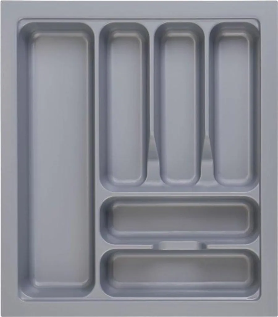 Range-couverts argenté grand format inox pour rangement de table chic