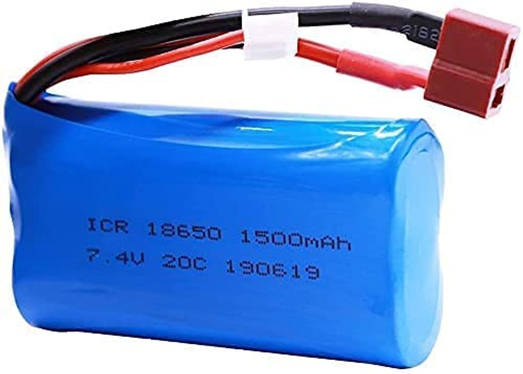 Akumulator Li-Ion 7.4V 1500mAh 15C T-Plug Wysokie Zdjęcie produktu 