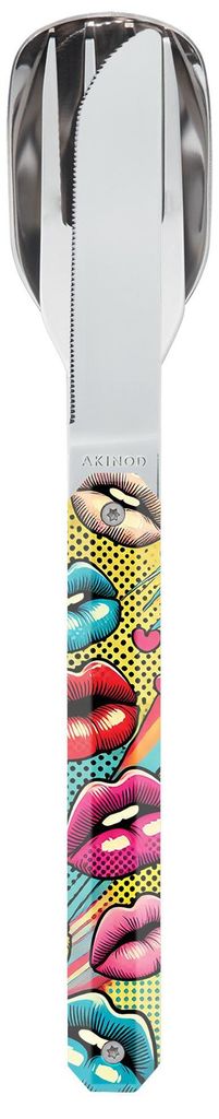 Akinod 12h34 Besteckset feststehend Kuss