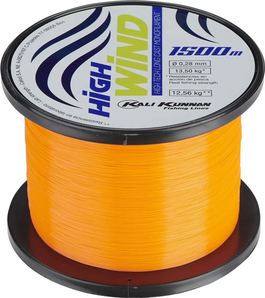Monofilo Kali Kunnan High Wind 0,230mm x 1500m | Affidabilità Garantita
