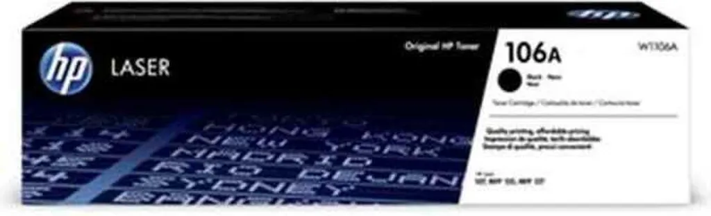 Toner HP W1106A Noir Authentique pour Imprimante Laser HP Laser 107