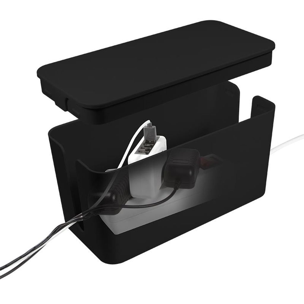 LogiLink Kabelbox - Kabelmanagement-Box - Schwarz Produktbild 11