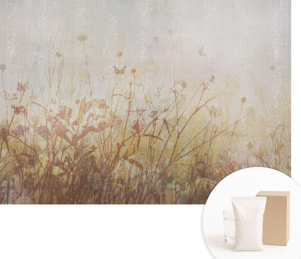 Fototapete - Wandbilder für Wohnzimmer - 208x146 cm - Dekorative Wandfolie - Modernes Design für Wanddekoration - Tapeten für Innenräume - Harm...