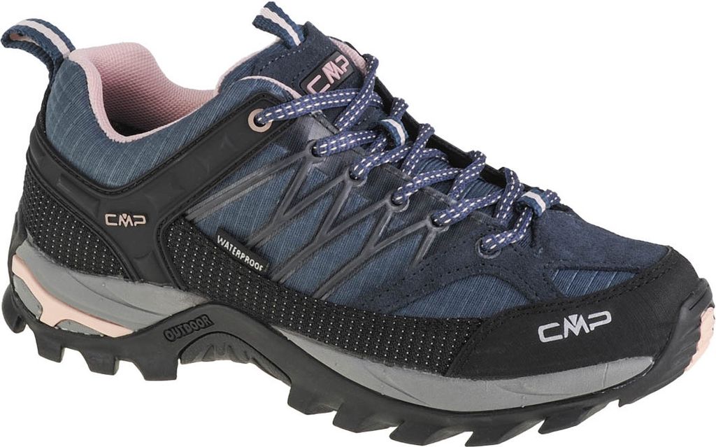 CMP Rigel Low Trekking Wanderschuh Blau Produktbild 