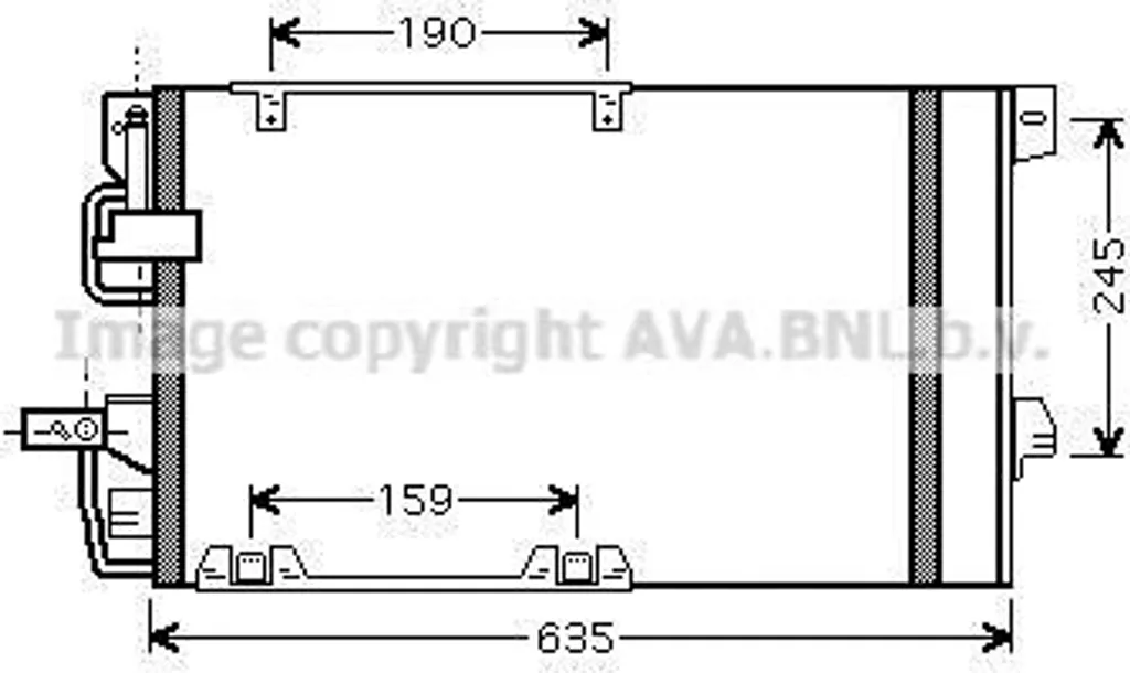 Stop aux Fuites de Clim : Condenseur PRASCO OLA5326D 24431901